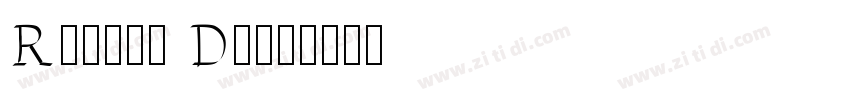 Romana Demi字体转换